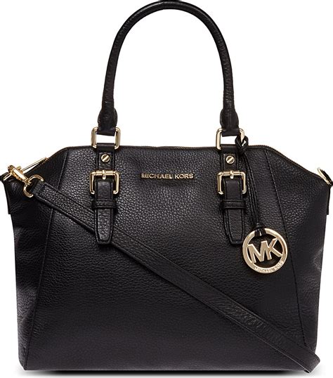 michael kors bedford portemonnaie schwarz|Michael Kors bedford leather bag.